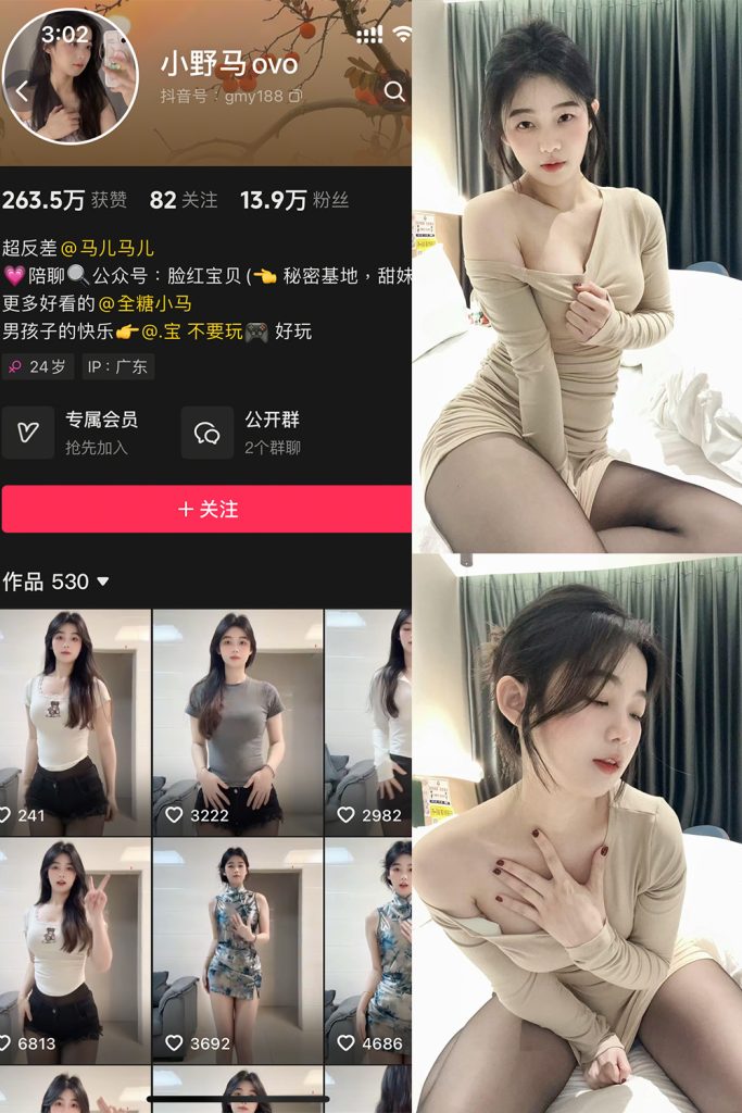 抖音 小野马ovo 微密圈 NO.010期 【28P4V】最新至：2025.5.3-草莓酱