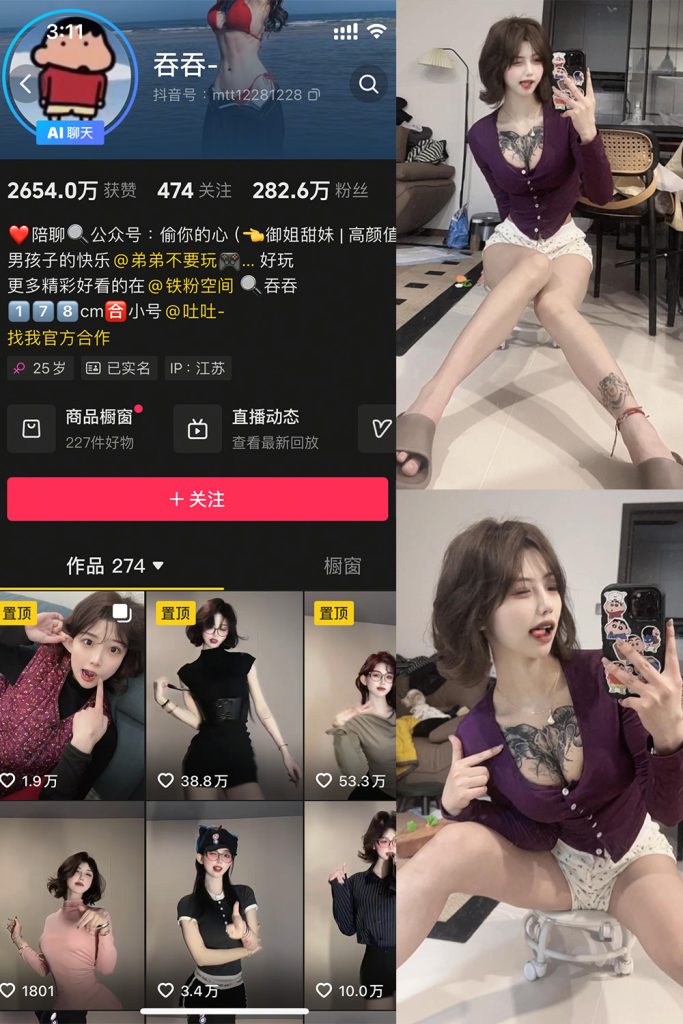 抖音 吞吞 微密圈 NO.002期 【18P2V】最新至：2025.3.29-草莓酱