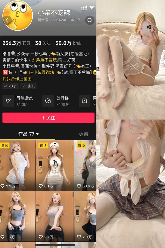 抖音 小柴不吃辣 微密圈  NO.005期 【30P5V】最新至：2025.3.24-草莓酱