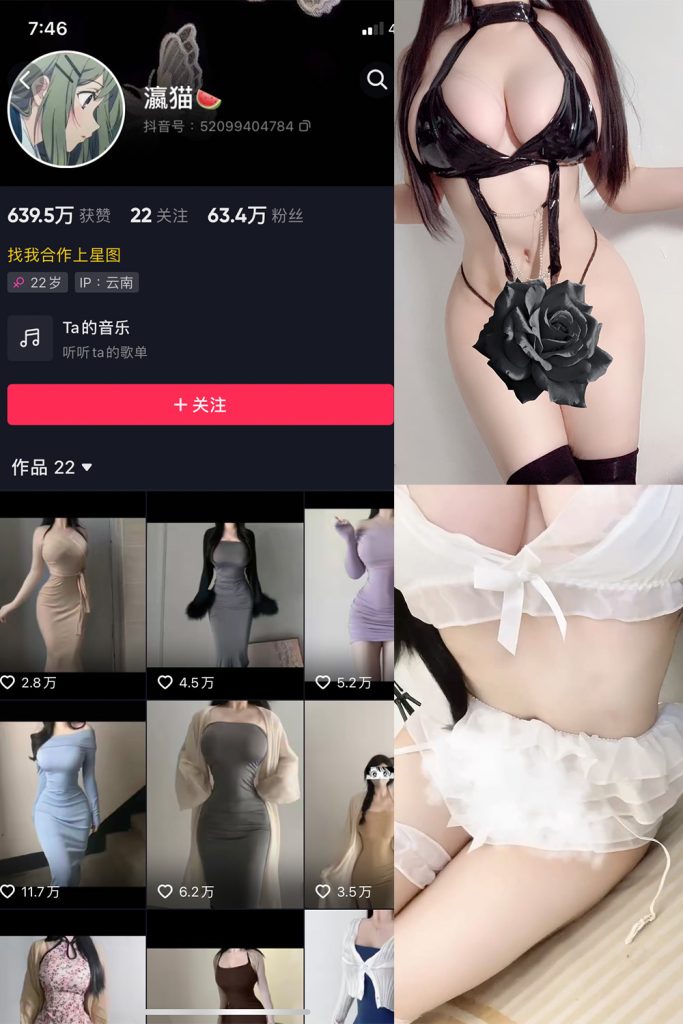 抖音 瀛猫 微密圈  NO.009期 【4P9V】最新至：2023.6.23-草莓酱