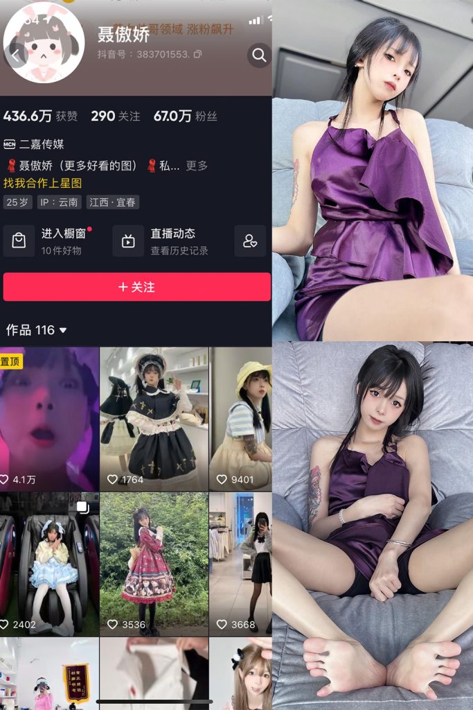 抖音 聂傲娇 微密圈  NO.009期 【28P】-草莓酱