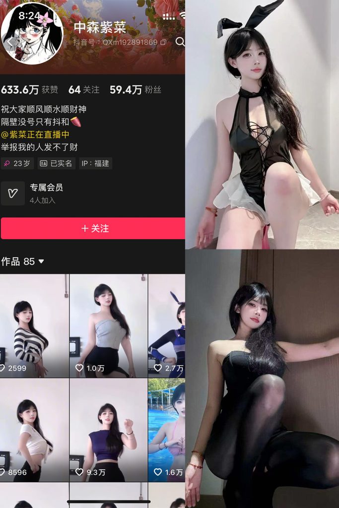 抖音 中森紫菜 岛遇 NO.004期 【8P9V】最新至：2025.7.13-草莓酱